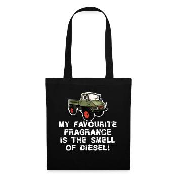 Ma fragrace préférée - Diesel - Unimog - Oldtimer - Sac en tissu - noir - Devant