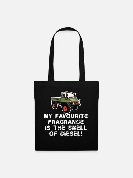 My favourite fragrace - Diesel - Unimog - Oldtimer - Stoffbeutel - Schwarz