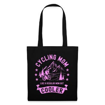 Cycling Mom like a Regular Mom but Cooler Cyclist - Tote Bag - black - Front