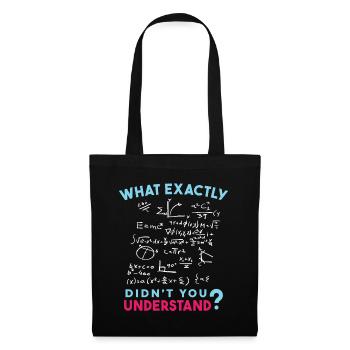Physics Math Formula Joke - Tote Bag - black - Front