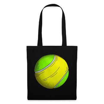 Tennis Ball Sticker - Tote Bag - black - Front