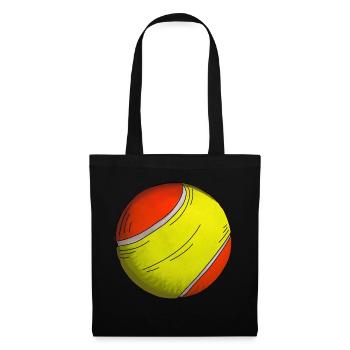 Tennis Ball Sticker Tennis Training Club - Tote Bag - black - Front