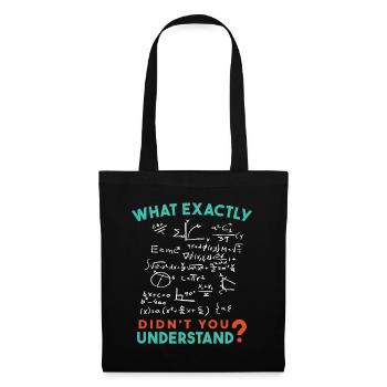 Physics Math Formula Joke - Tote Bag - black - Front