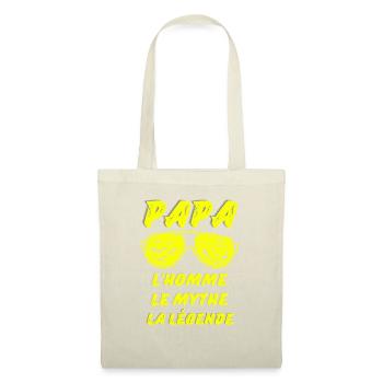 PAPA Lunette de soleil L'homme Le mythe La légende - Sac en tissu - nature - Devant