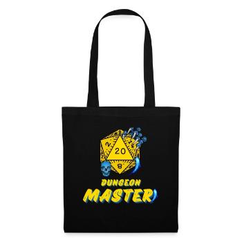 D20 Aventures JDR Maître du Jeu - Sac en tissu - noir - Devant