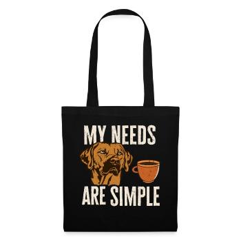 Rhodesian Ridgeback Dog - Tote Bag - black - Front
