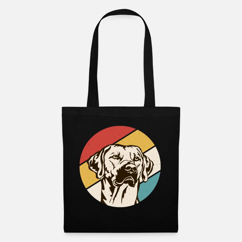 Rhodesian Ridgeback Hund - Stoffbeutel - Schwarz