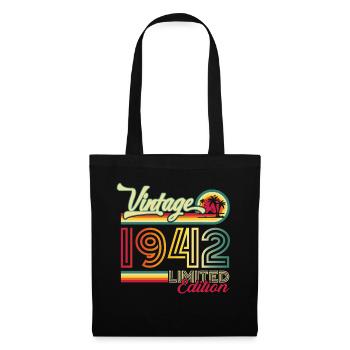 Original vintage 1942 80th birthday gift - Tote Bag - black - Front