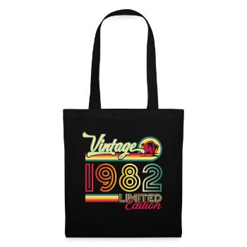 Original vintage 1982 40th birthday gift - Tote Bag - black - Front
