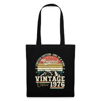 Original October 1976 46th Birthday Gift Cool - Tote Bag - black - Front