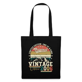 Original October 2006 16th Birthday Gift Cool - Tote Bag - black - Front