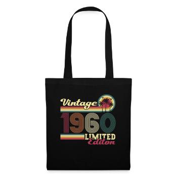 Original vintage 1960 62nd birthday gift - Tote Bag - black - Front