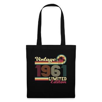 Original vintage 1961 61st birthday gift - Tote Bag - black - Front