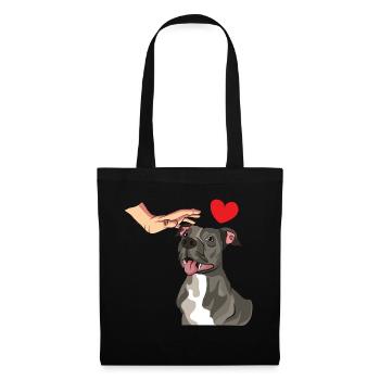 American Staffordshire Bull Terrier Staffy Dog - Tote Bag - black - Front