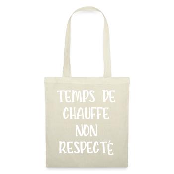 temps de chauffe non respecté - Sac en tissu - nature - Devant