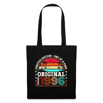 Original November 1996 26th Birthday Gift - Tote Bag - black - Front
