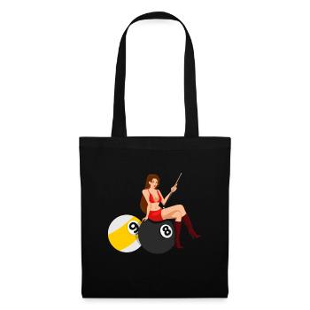 Snooker Pool Billiards - Tote Bag - black - Front
