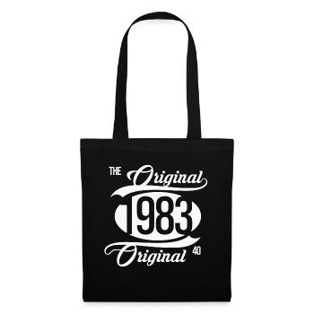 1983 The Original 40 Birthday - Tote Bag - black - Front