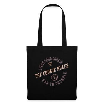 The Cookie Rules - Cookie Rules - Gift - Tote Bag - black - Front