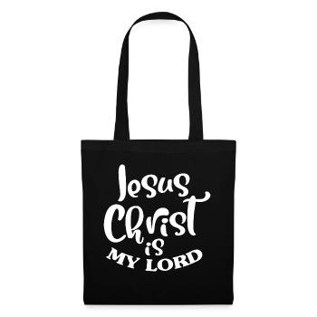 Jésus-Christ, mon Seigneur, Bible, foi, - Sac en tissu - noir - Devant