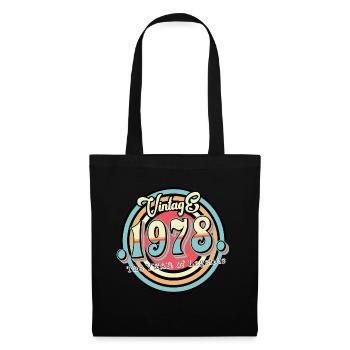 Millésime 1978 - Sac en tissu - noir - Devant