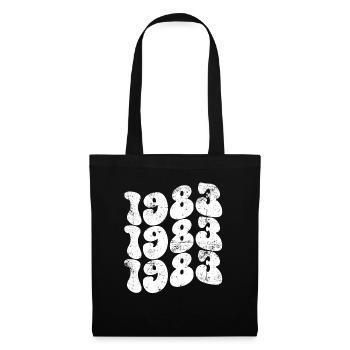 1983 40e anniversaire - Sac en tissu - noir - Devant
