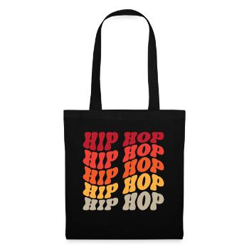 Musique Hip Hop Rap - Sac en tissu - noir - Devant