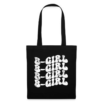 B-Girl Breakdance Girl - Tote Bag - black - Front