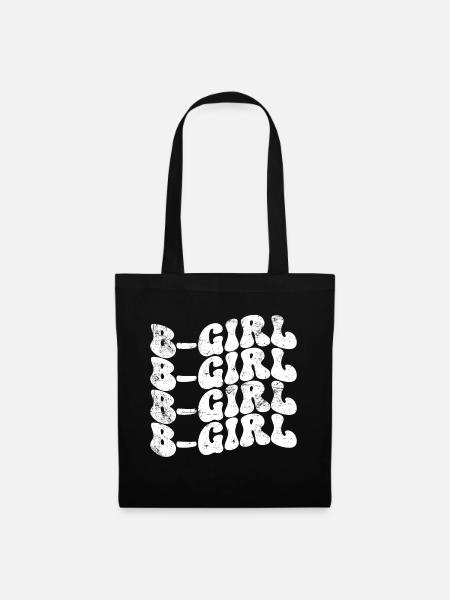B-Girl Breakdance Girl - Tote Bag - black