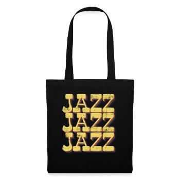 Jazz Music Retro - Tote Bag - black - Front
