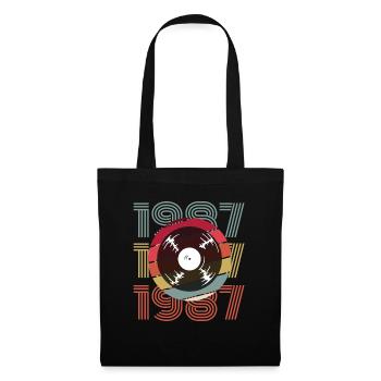 Millésime 1987 - Sac en tissu - noir - Devant