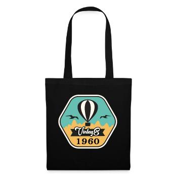 Millésime 1960 - Sac en tissu - noir - Devant