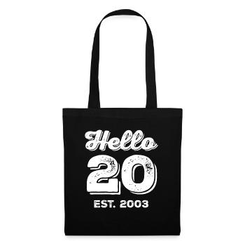 20th birthday 2003 - Tote Bag - black - Front