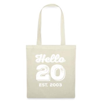 20e anniversaire 2003 - Sac en tissu - nature - Devant