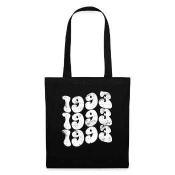 1993 Year of birth - Tote Bag - black - Front