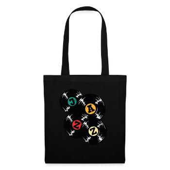 Musique Jazz Vintage - Sac en tissu - noir - Devant