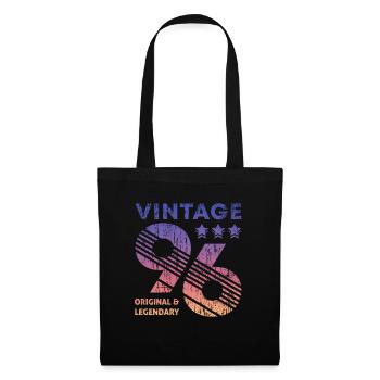Millésime 1996 - Sac en tissu - noir - Devant