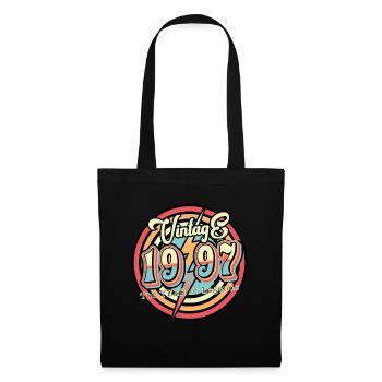 Millésime 1997 - Sac en tissu - noir - Devant
