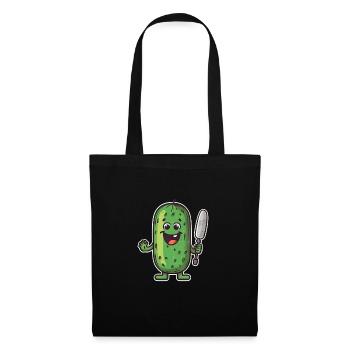 Pickleball Picklepaddle Pickle Sport - Tote Bag - black - Front
