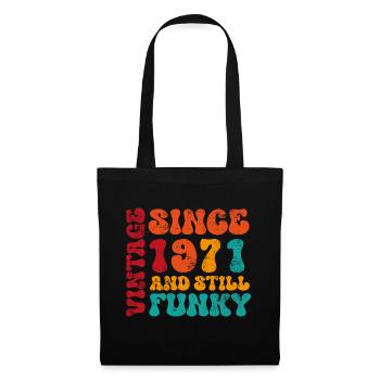 1971 52nd birthday - Tote Bag - black - Front