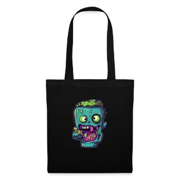 Halloween coffee mug - creepy coffee mug - Tote Bag - black - Front
