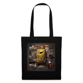 Everything I need for hiking - Tote Bag - black - Front