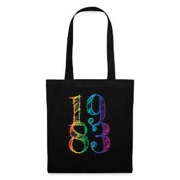 1983 40e anniversaire - Sac en tissu - noir - Devant