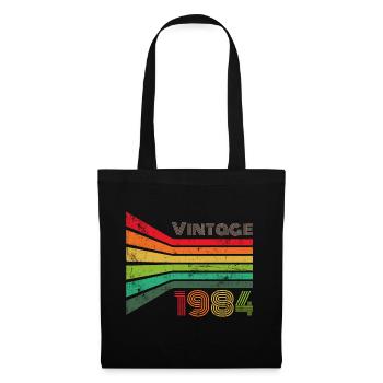 Millésime 1984 - Sac en tissu - noir - Devant
