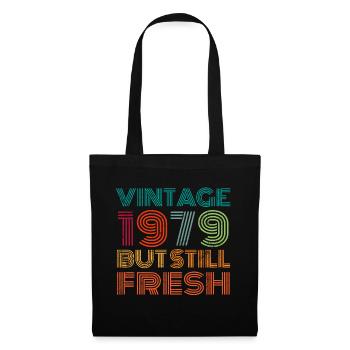 Millésime 1979 - Sac en tissu - noir - Devant