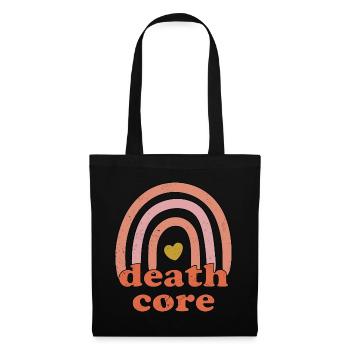 Lustiger Deathcore Sarkastischer Metal Metalhead - Stoffbeutel - Schwarz - Vorne