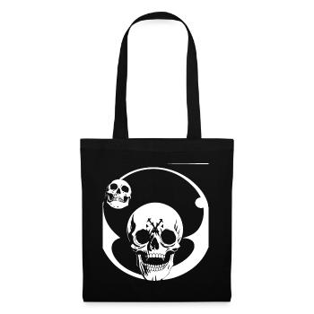 Horreur Crâne Crâne Art Crâne Gothique Heavy Metal - Sac en tissu - noir - Devant
