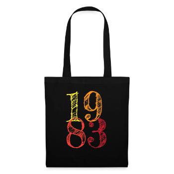 1983 40e anniversaire - Sac en tissu - noir - Devant