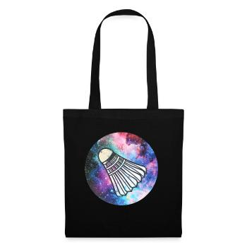 Galaxie de badminton - Sac en tissu - noir - Devant