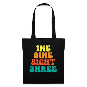 1983 40e anniversaire - Sac en tissu - noir - Devant
